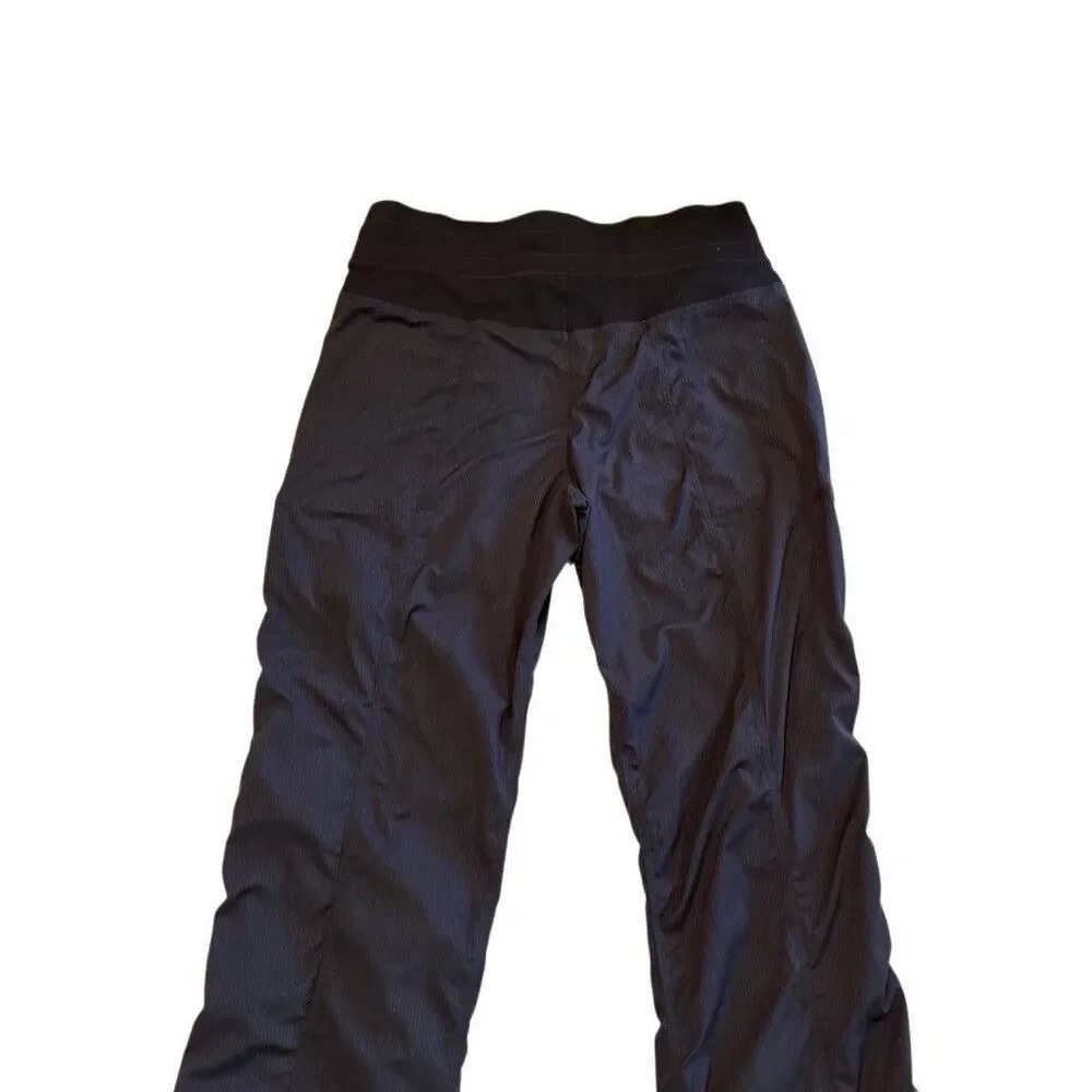 Lululemon Dance Studio Womens Cropped Pants Size 10 Black Excellent Condition